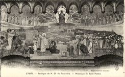 Lyon CPA Basilica of Our Lady of Mosaic Fourviere of Saint Pothin