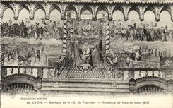 Lyon CPA Basilica of Mosaic ND of Fourviere of the Wish of Louis XII