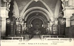 Lyon CPA Basilica ND of fourviere the crypt