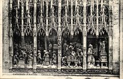 Amiens CPA Cathedrale Encloses northern transept the temple of Jerusalem