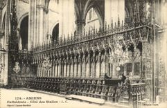 Amiens CPA Cathedrale Dimensions Stalls