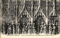 Amiens CPA Cathedrale Encloses Saint southern transept Histoire of Jacques the Major one