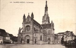 Sainte Anne of auray CPA the basilica