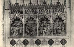 Amiens CPA Cathedrale Encloses Saint chorus Histoire Jean Baptiste 2nd group