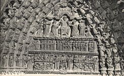 Amiens CPA Cathedral Tympanum of the large gate