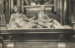 Moulins CPa Duke and duchess of Montmorency Vault of the Banville college