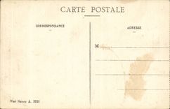 Reims CPA in its second year of bombardment the cathedral set fire to by German on September 19th 1914 gate