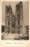 Belgie Belgium Brussels CPA Church Sainte Gudule