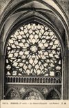 paris CPA La sainte chapelle La rosace