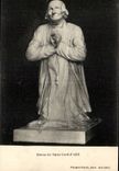CPA Statue of the saint cleans of Ars