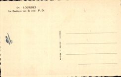 Lourdes CPA the basilica seen of dimension