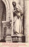 TRoyes CPA Church Sainte Madeleine Statue of Sainte Marthe