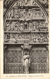 CPA Cathedral of Strasbourg Tympanum of the large gate