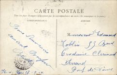 CPA Fantasy Gate Happiness Horseshoe Femme