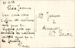 CPA Fantasy Flowers Village Happy New Year