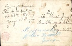 CPA Phantasie-gutes Kind feiert