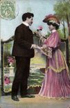 CPA Fantaisie Couple 