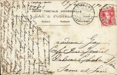 CPA Fantasy Woman Of Geneva I send my more tender thoughts to you