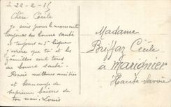 CPA Fantasy religious Woman If my voice went up to the skies