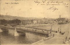 Belgium Belgie Liege CPA Maghin Bridge