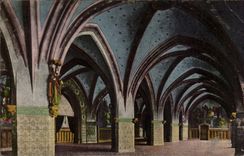 Belgium Belgie Aachen CPA Kaisersaal im Rathaus