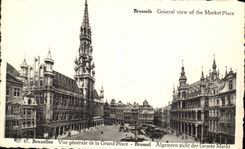Belgium Belgie Brussels Brussels CPA General view off the market place (market)