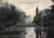 Belgium Belgie Liege CPA Fair universal of Liege 1905 Park of Boverie