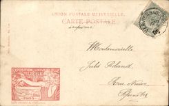 Belgium Belgie Liege CPA Fair universal of Liege 1905 Park of Boverie