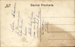 Belgium Belgie CPA Blankenberghe Street of the church (lions very nice shot in spite of defects)