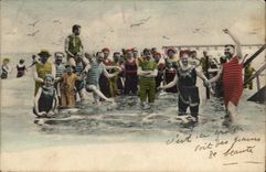 Belgium Belgie Ostend CPA it is here that one sees beauty spots