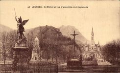 Lourdes CPA St Michel and overall picture of the esplanade
