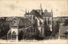 Lisieux CPA Apse des Kathedrale Saint Pierre