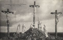 CPA Calvaire of Pontchateau Jesus dies on the cross (religion)