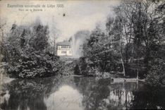 Belgium Belgie Liege CPA Fair universal of Liege 1905 Parc of Boverie