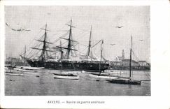 Belgie Belgium Antwerp CPA Ship D eguerre American (boat ship)