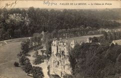 Belgium Belgie CPA Valley of the Meuse the castle of Walzin