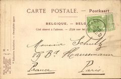 Belgium Belgie CPA Valley of the Meuse the castle of Walzin