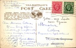 Great BRitain CPA St Martin in the fields Trafalgar public garden london London