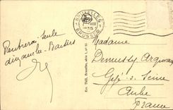 Belgie Belgium Brussels Saint Gilles CPA communal hotel