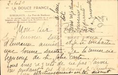 Bordeaux CPA the bridge of Bordeaux One of the most remarkable works of this deschamps kind and Billaudel engineers