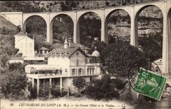 Kehlen des Wolfs CPA das grosse Hotel und der Viaduct