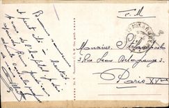 Germany Mainz CPA Strassenbrucke Bridge of Kastel