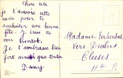 CPA Fantasy Flowers Good festival Horseshoe