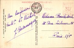 Mont Saint Michel CPA View Face Is