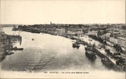 Nantes CPA the Loire towards Sainte Anne