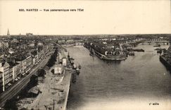 Nantes CPA Panoramic View towards the east