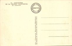 Kloster grossen Chartreuse CPA der Kirchhof