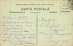 Lourdes Overall picture CPA (seal Daguin Foch)