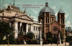 Strasbourg CPA Law courts Eglise St hones the Young person