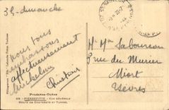 Pierrefitte CPA Ansicht-Strasse von Cauterets und von Tunnel